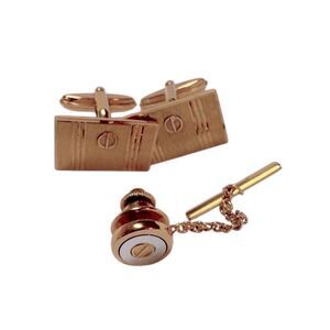 ✨ Dunhill Gold Tie Pin & 2 cuff links ✨ Vintage ✨